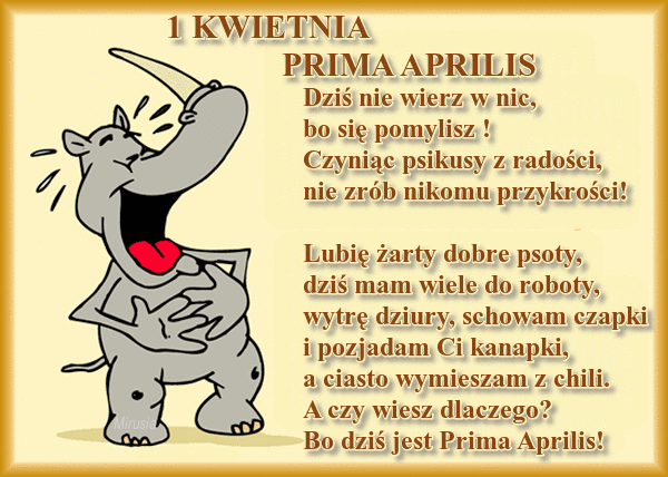 Zarty Na Prima Aprilis W Szkole