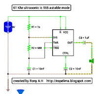 gambar skema ratrepellent ic 555 circuit