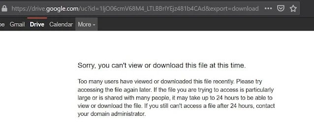 Mengatasi Limit Pada Google Drive Limit Pada Google Drive