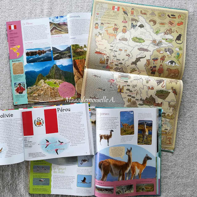 || Nos activités sur le Pérou, et découverte de la box EnVoyaJeux, livres : > A la découverte des pays du monde  > Cartes (nouvelle édition)  > Mon animalier autour du monde  > Les drapeaux du monde expliqués aux enfants