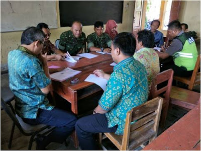 BABINSA HADIRI RAKOOR PERSIAPAN HUT RI KE 72