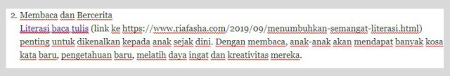 cara menambahkan link eksternal saat submit post