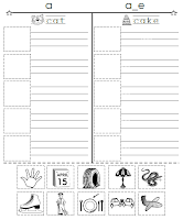 Cut, Paste & Spell Picture Sort Worksheets-Book 4