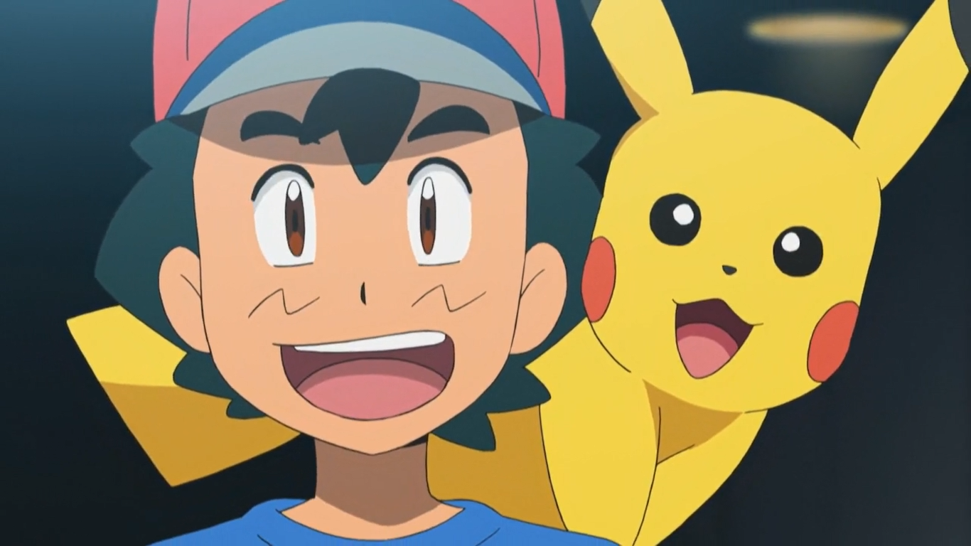 Evolução do Ash no Anime de Pokémon