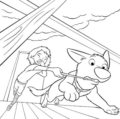 Bolt Coloring Pages for Kids
