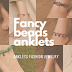 Fancy beads anklets