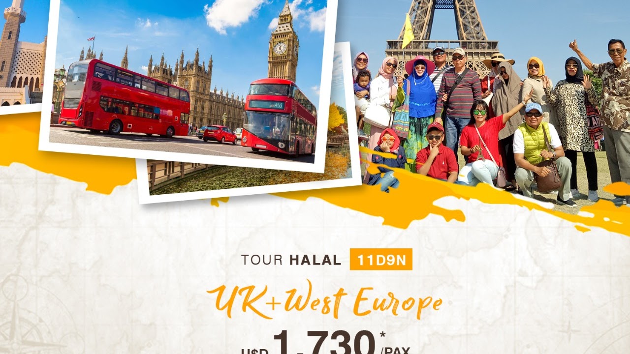 Paket Tour London + West Europe 2020 - Travel Pelopor Paket Tour Wisata Halal Dunia