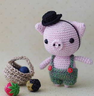 PATRON GRATIS CERDO AMIGURUMI 40248