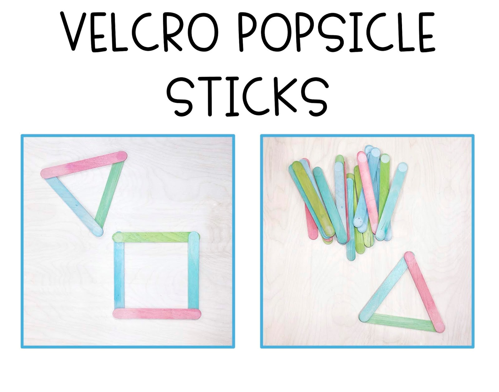 Teacher Tip Velcro Popsicle Sticks are Great! First Grade Buddies