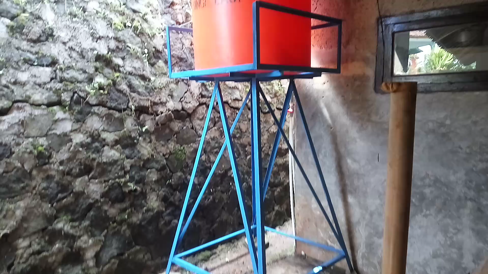 Cara Proses Pembuatan Menara Tandon Air Dari Besi Siku