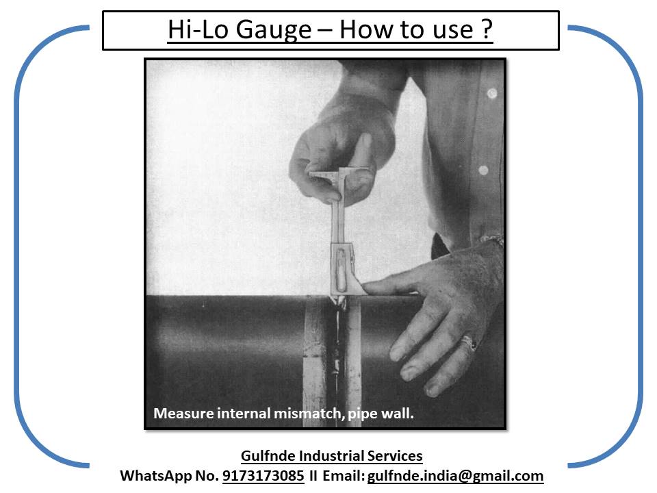 Autek HI-LO Welding Gauge Gage Test Ulnar Welder Inspection 