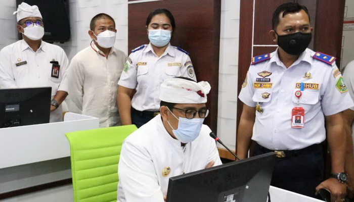 Bupati Tabanan Resmikan Area Traffic Control System (ATCS)