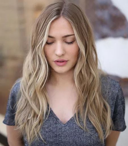 Trendy Long Waves Hairstyle