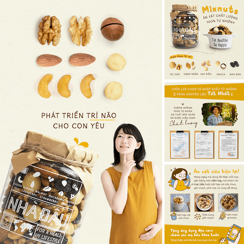 [A36] 5 loại hạt bổ dưỡng Mẹ Bầu muốn Con khỏe mạnh nhất định phải ăn