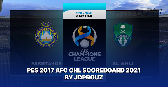 PES 2017 AFC Champions League Scoreboard 2021