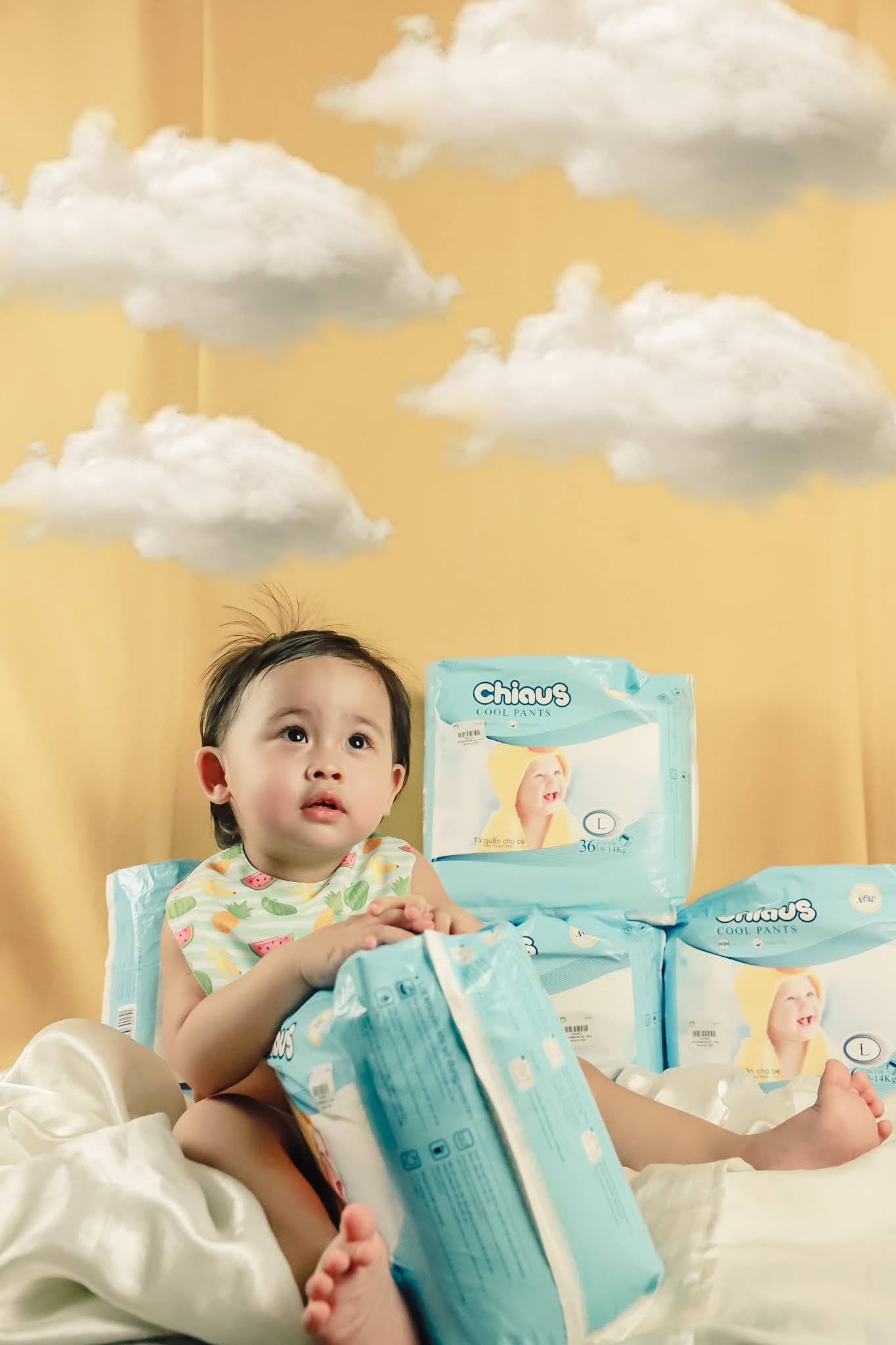 Choose Chiaus Easy and Cool Diaper Pants for Your Baby Rolled Into