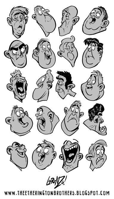 The Etherington Brothers: Character Expressions set 3