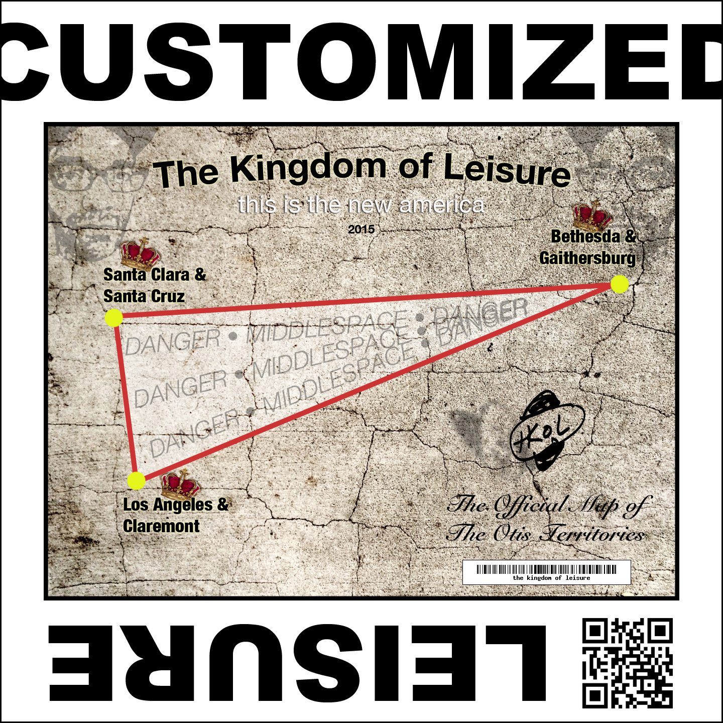 the Kingdom of Leisure The Official Map of the Otis Territories