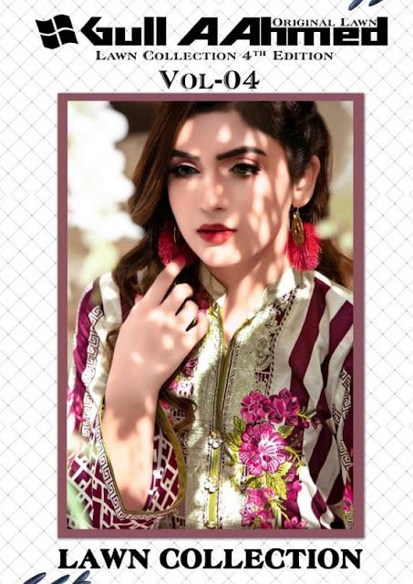 Pakistani lawn Suits Wholesale Price: Gull A Ahmed vol 4