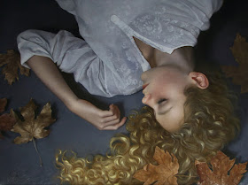 14-The-Sleeping-Muse-David-Gray-Lost-in-Thought-Realistic-Oil-Paintings-www-designstack-co