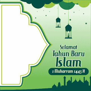 Background Twibbon Tahun Baru Islam 1 Muharram 1443