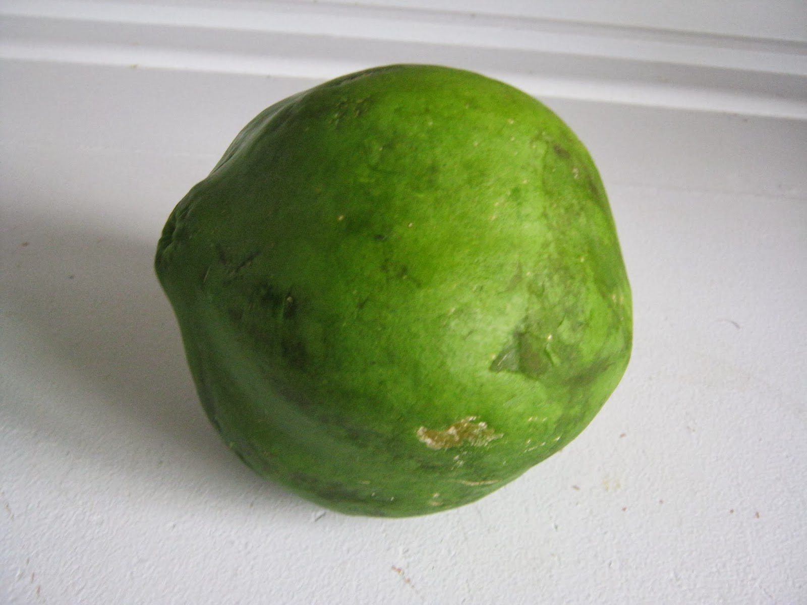 my walk with food and beautiful plants and flowers Green papaya, green