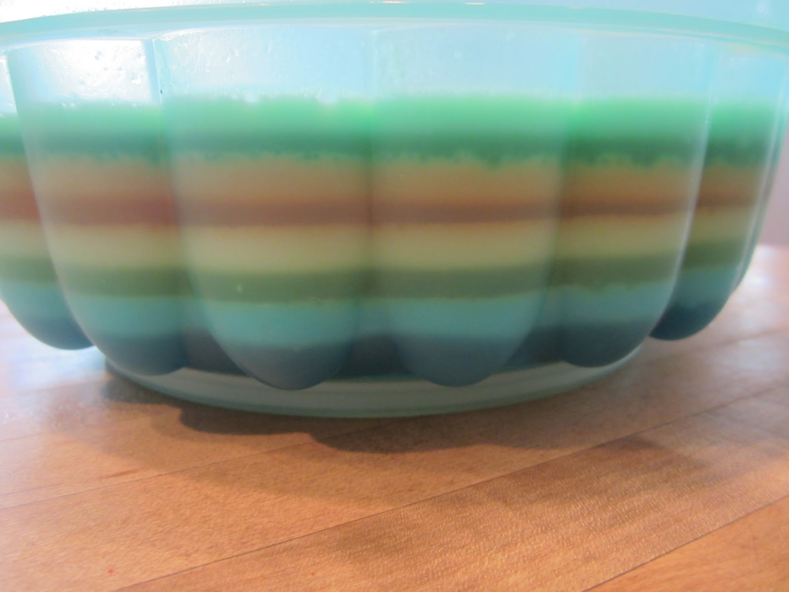 Rosary Mom Rainbow Jello