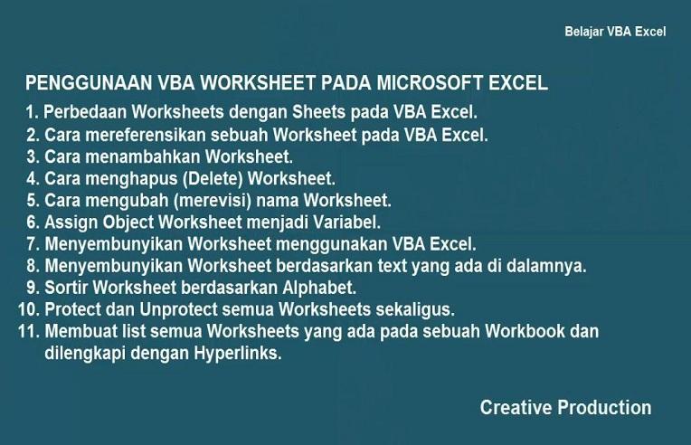 BELAJAR EXCEL
