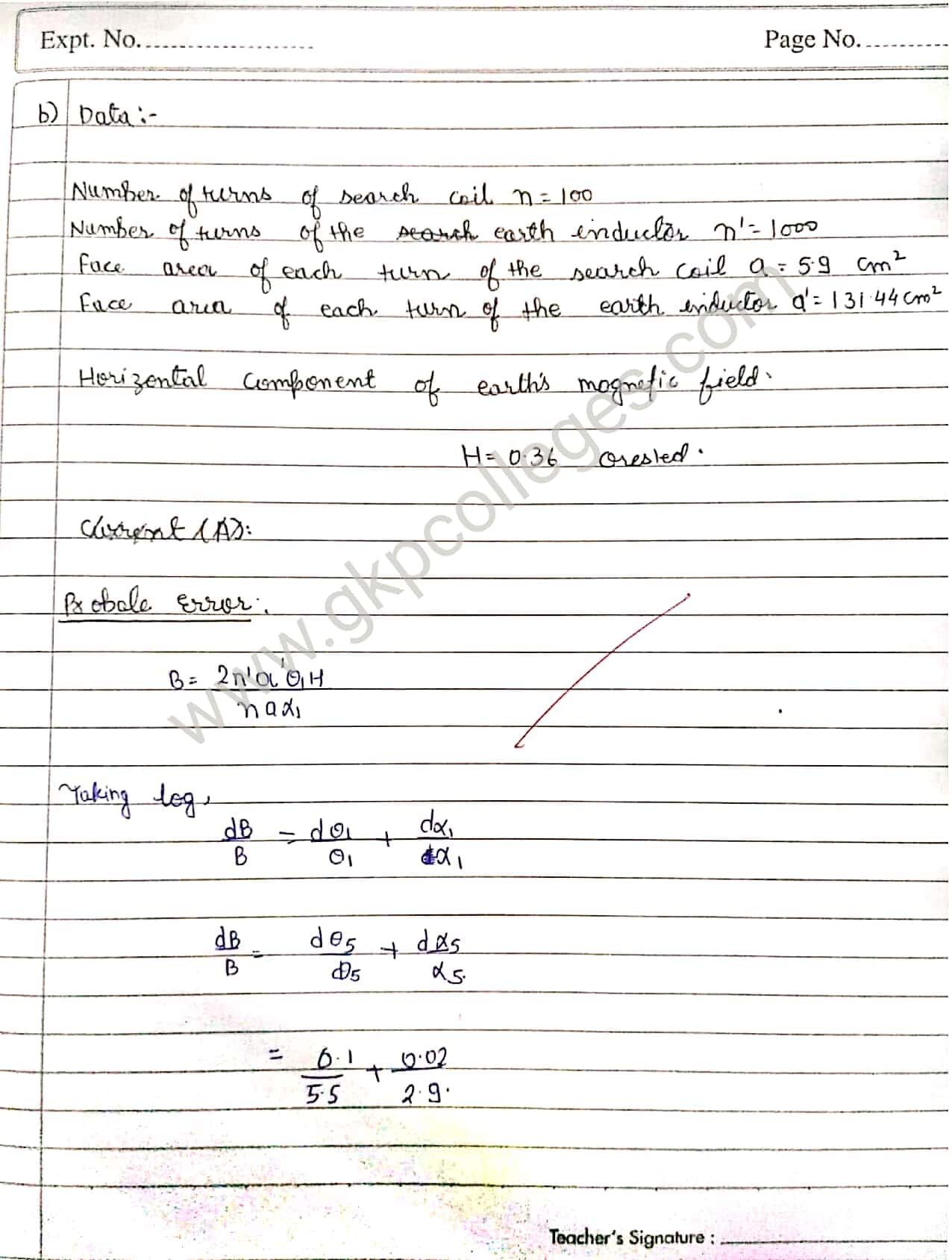 Physics(Electronics) Practical Notes of B.Sc. 2nd Year Student for DDU and St. Andrew's PG College, Gorakhpur