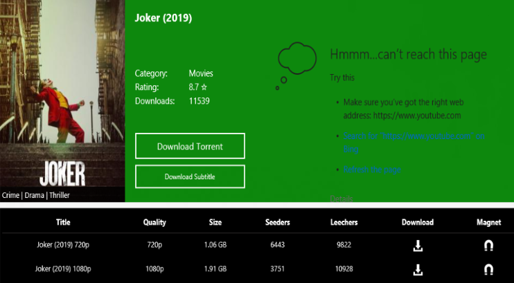 Watch Torrent movies online without Downloading