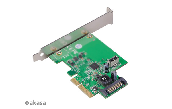 AKASA USB 3.2 Gen 2 Interno 20-pines Key A 10Gbps