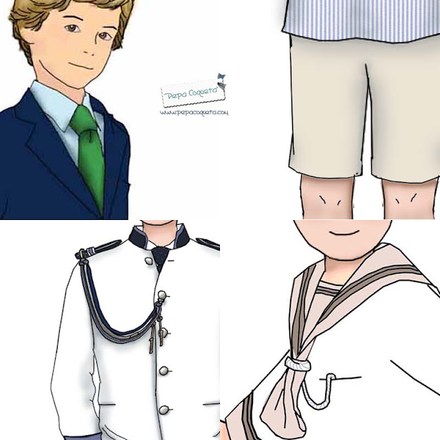 dibujos personalizados comunión