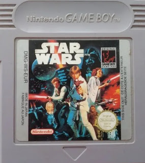 Imagen del cartucho gris de la Nintendo Game Boy de Star Wars (1993)