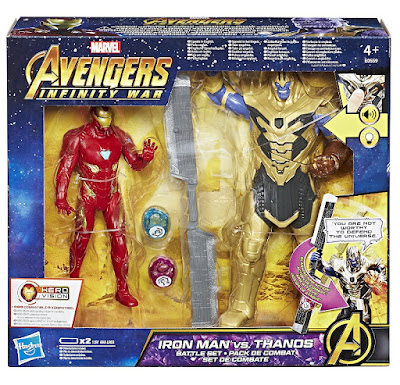 Zona Juguetes : Diversión Máxima: Toys: MARVEL Vengadores : Infinity War - Iron Man vs Thanos : Pack de Combate : Figuras - Muñecos | Hasbro 2018 | COMPRAR