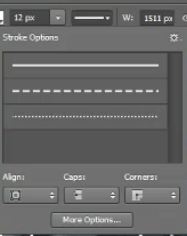 photoshop cs6 : stroke style