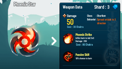 Shinobi.IO Phoenix Star (Kunai)