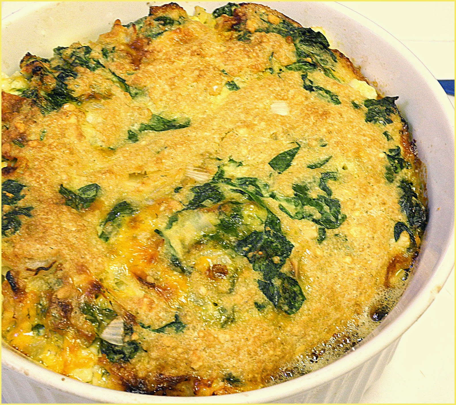 Spinach Impossible Pie