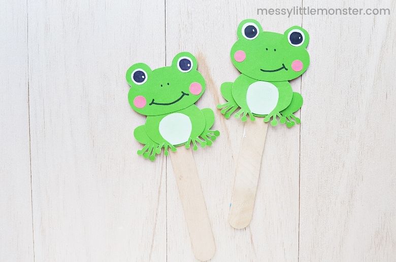 Frog Puppet Craft - Messy Little Monster