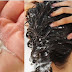 She rubs 3 aspirin pills in her hair. What will happen after that is real miracle. You have to try!