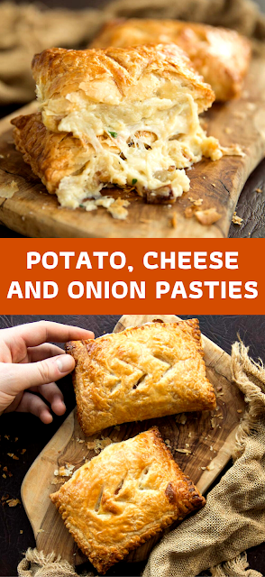 Potato, Cheese and Onion Pasties