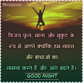 Good Night Hindi Quote