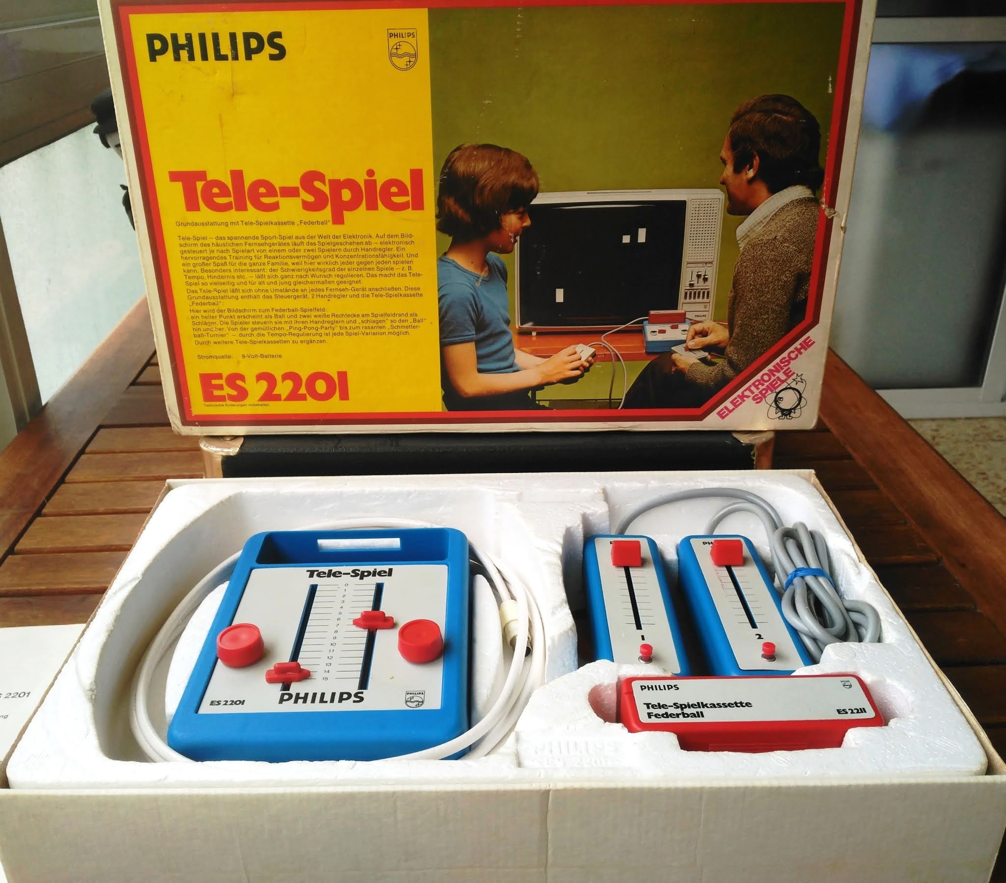 puberty Municipalities Bank Retro Ordenadores Orty: Consola Philips Tele-Spiel ES 2201 (1975)