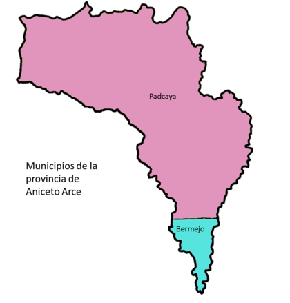 Provincia Aniceto Arce: departamento de Tarija