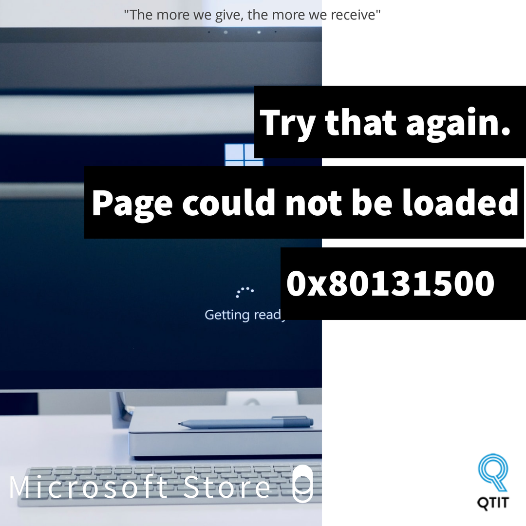 windows store page could not be loaded windows store page could not be loaded