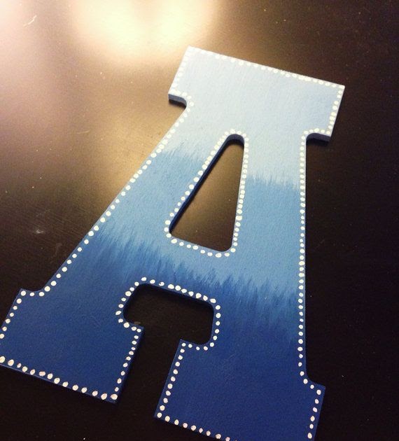 Painting Wood Letters Ideas Thankyou Letter