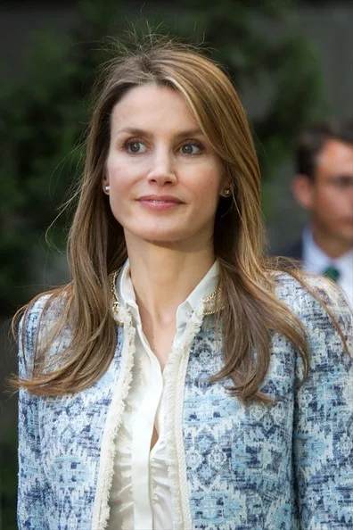 Crown Prince Felipe and Crown Princess Letizia attended the opening of exhibition