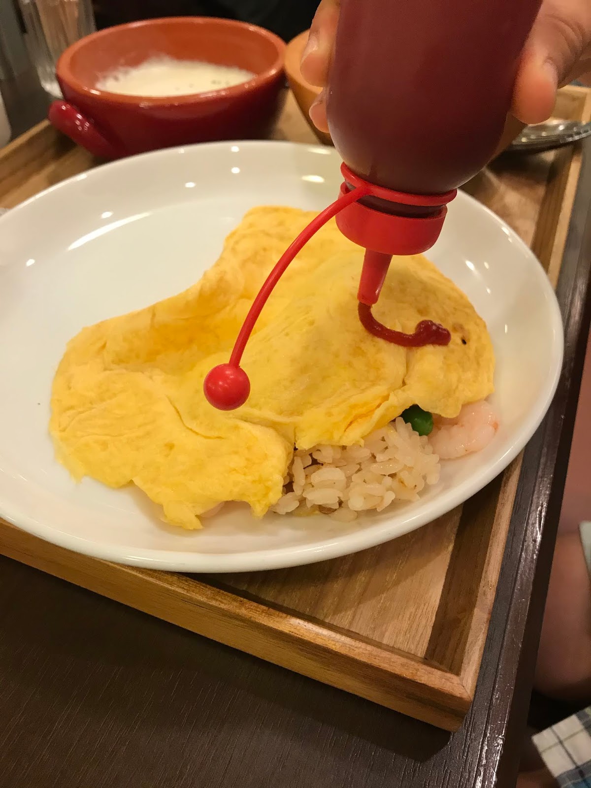 The Tokyo Chapter Egg wrapped rice it's a meal