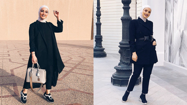 Islamic Fashion For Women How To Style Hijab With All Black Attire