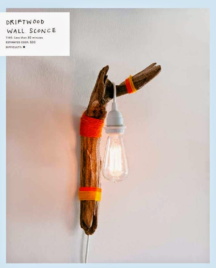 Driftwood Wall Sconce DIY + The New Bohemians Poppytalk