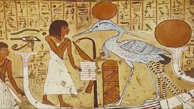 Ancient Egyptian Benu Bird